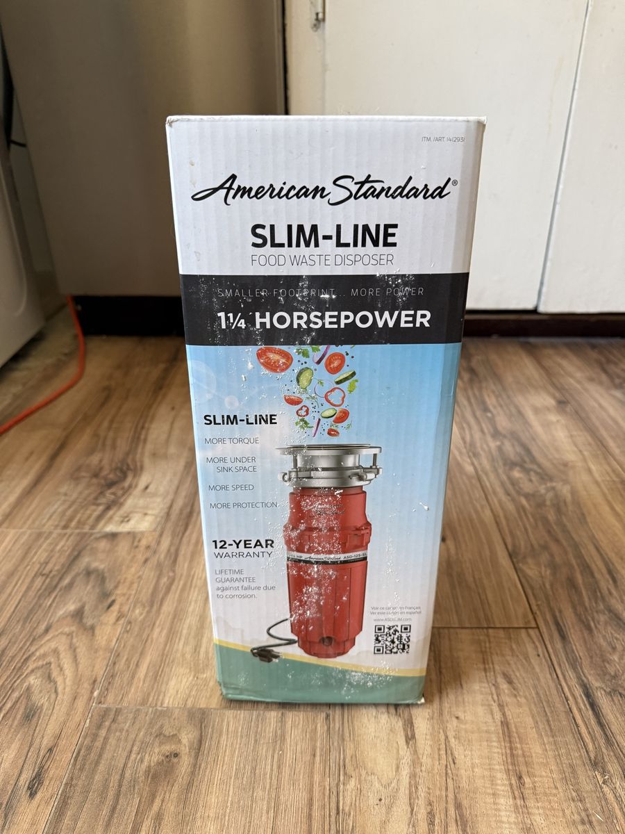 American Standard Slim-Line 1.25 Horsepower Food Waste Disposer