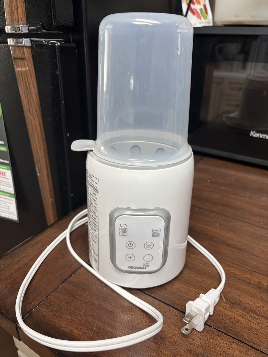 Grownsy Baby Bottle Warmer and Sterilizer - White