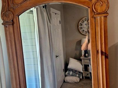 Beautiful sunburst wood Bedroom furniture