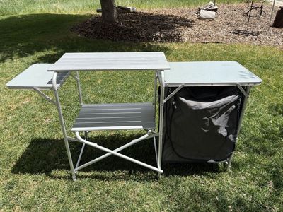 Mountain Summit Gear Deluxe Roll Top Table for Camping