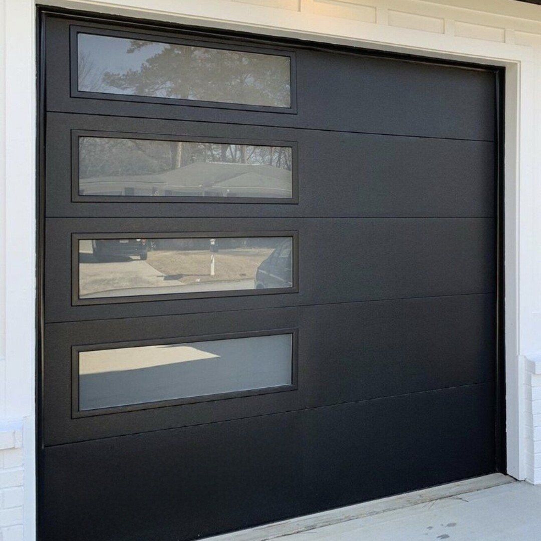 garage door black NEW 8x10