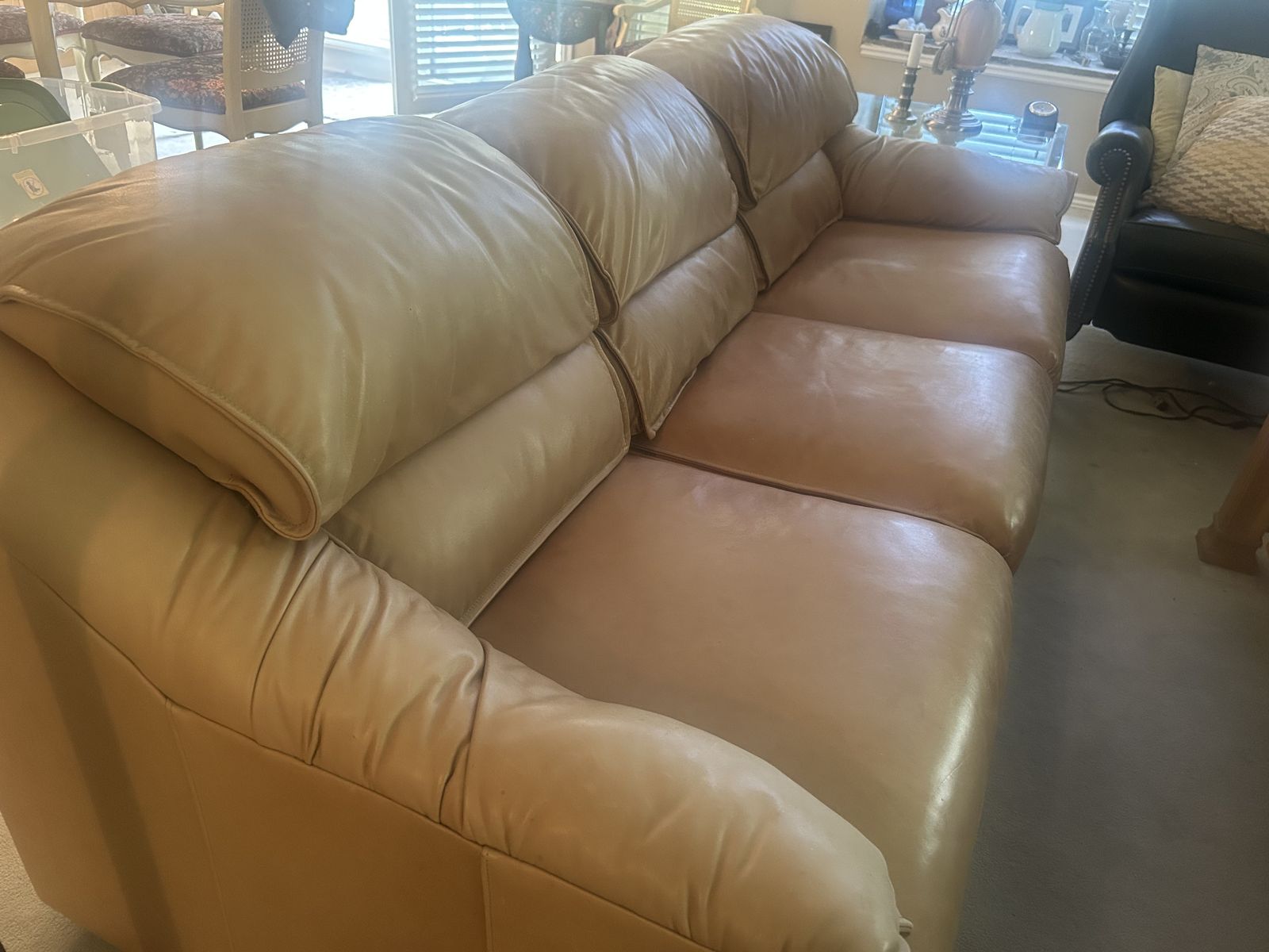 Thomasville Leather Couch