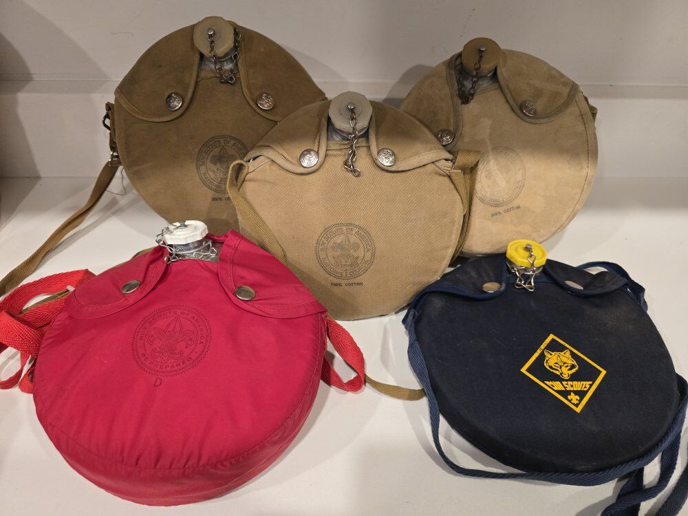 Vintage Boy Scout (BSA), Cub Scout Canteens