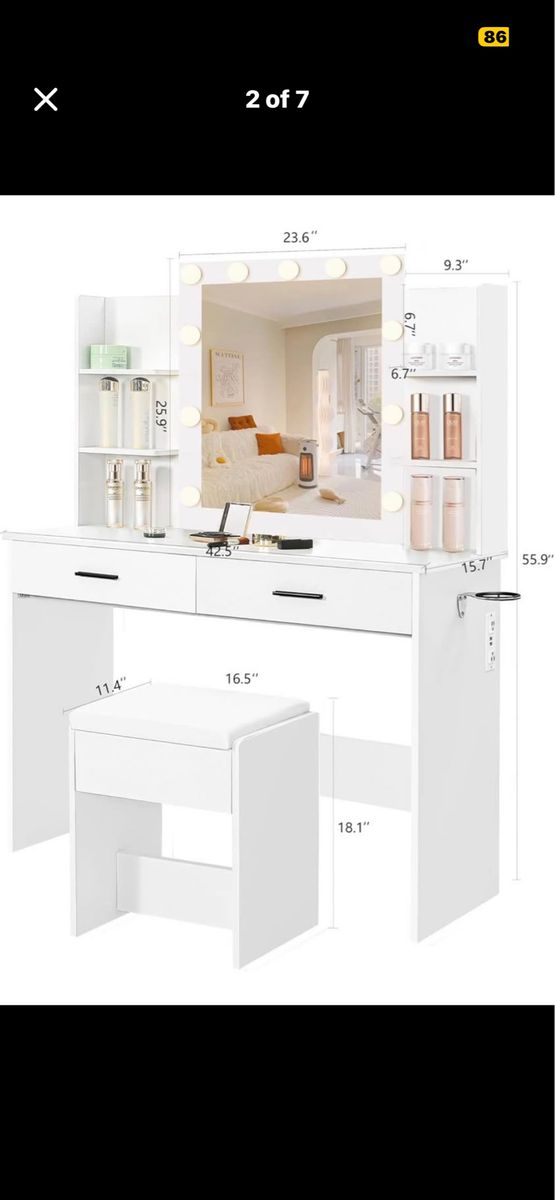 Huge Deal! KAMABOKO Makeup Vanity – Only