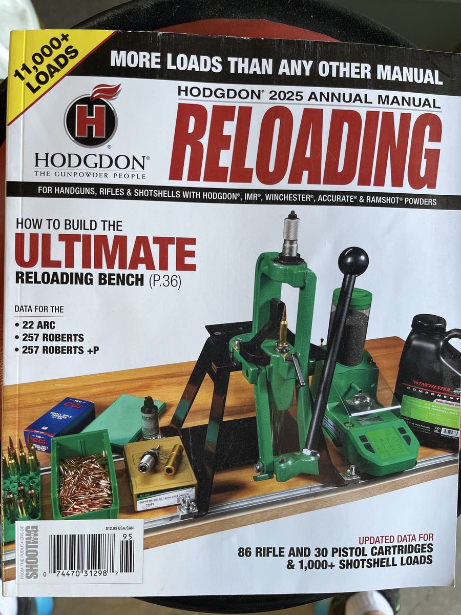 NEW Hodgdons annual manual.