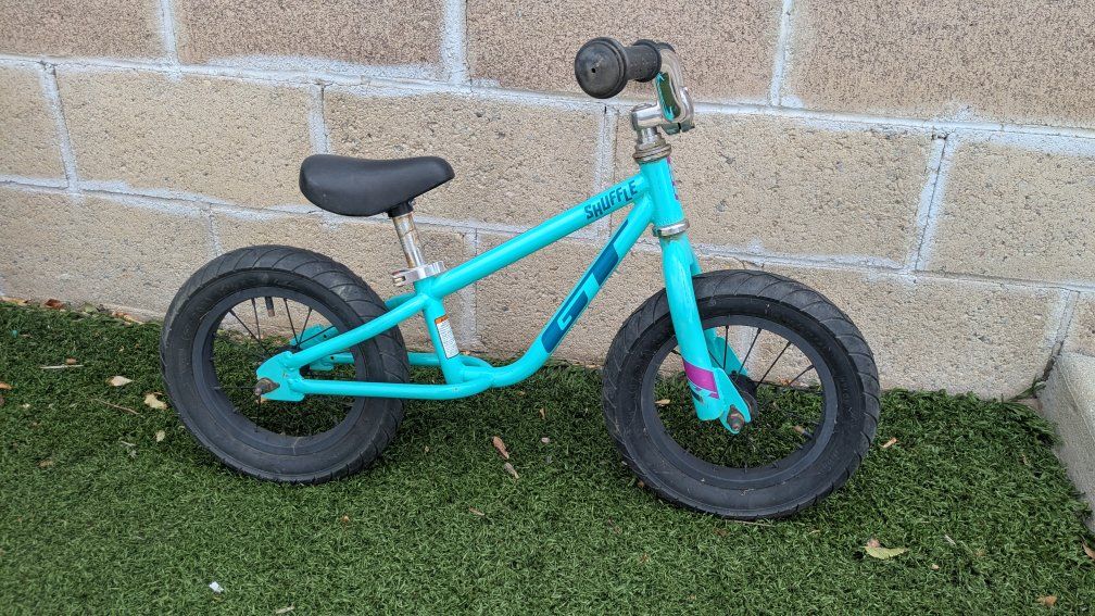 GT Shuffle Kids Balance Bike - Teal Blue