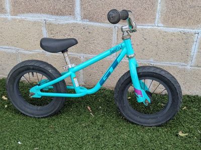 GT Shuffle Kids Balance Bike - Teal Blue