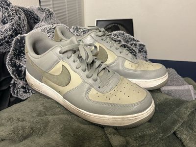 Green Nike Air Forces