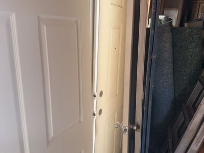 3 Exterior metal Door Slabs 6 Panel 36