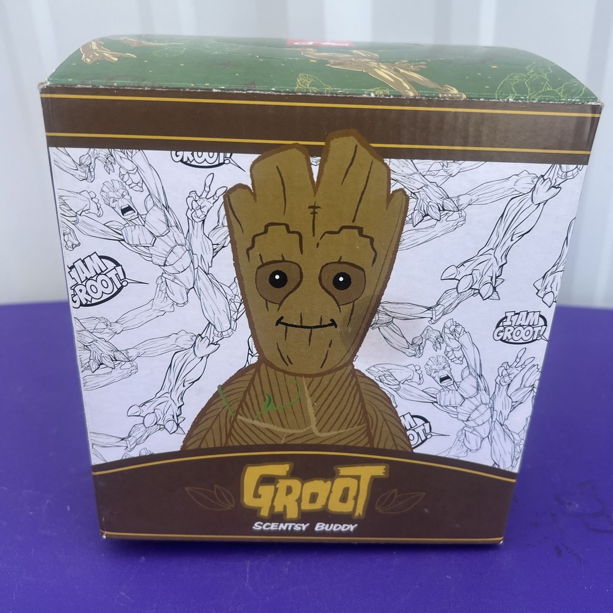 Scentsy Guardians of the Galaxy Groot Scentsy Buddy Marvel Stuffed Plush New in Box