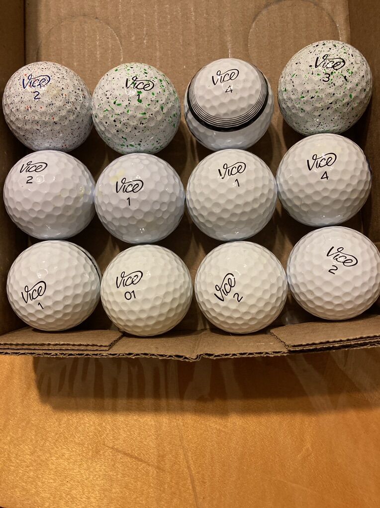 Vice Golf Balls Exc-Like New (12 For $12)