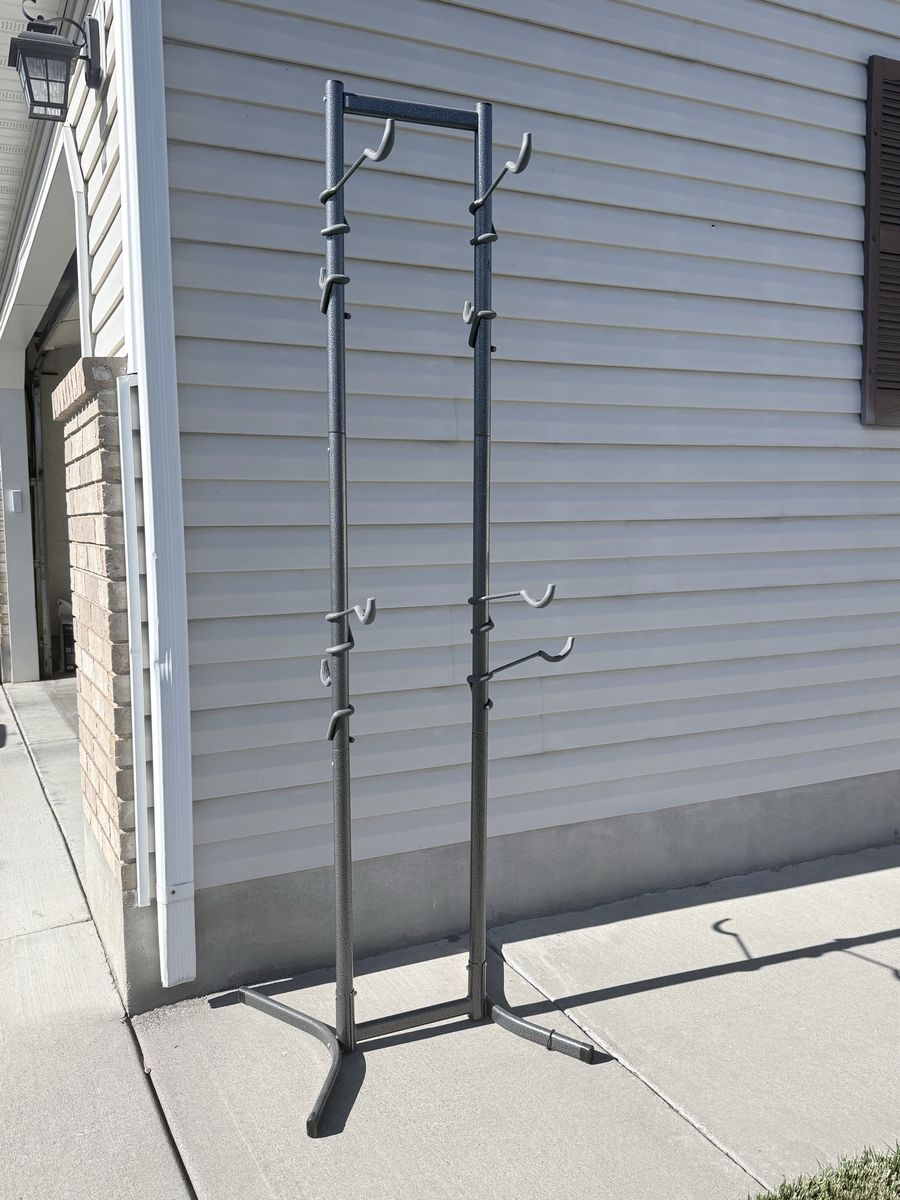 4-bike Freestanding Bicycle Storage Rack