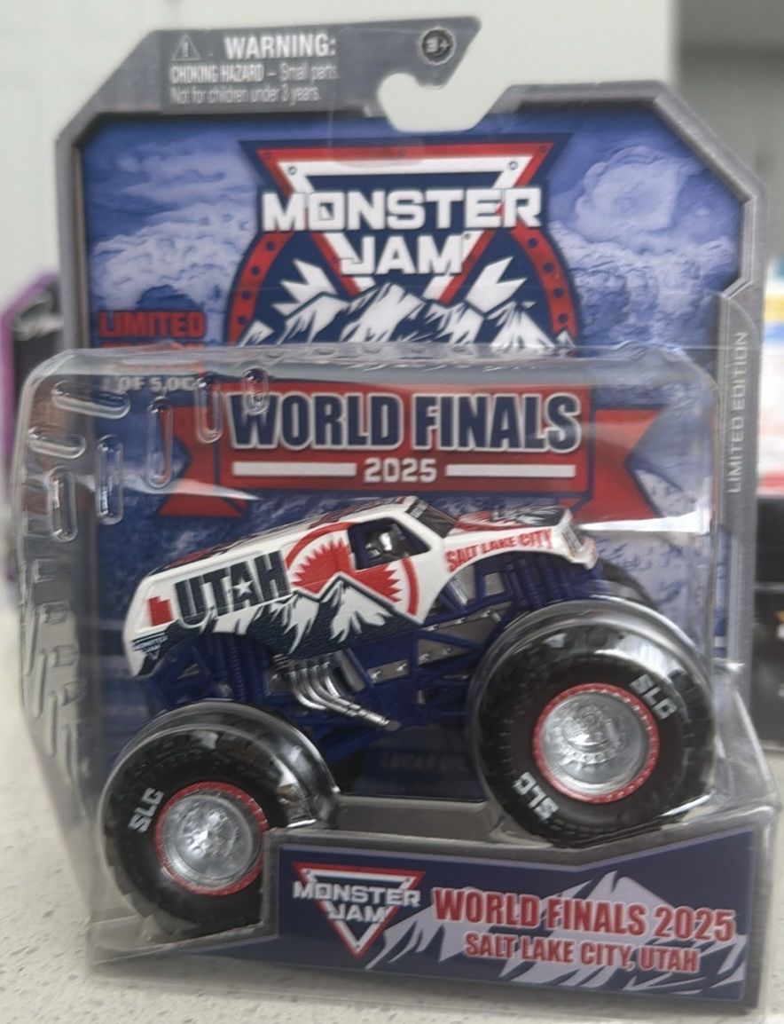 Monster Jam World Finals 2025 Salt Lake City Utah – 1 of 5,000 – NEW