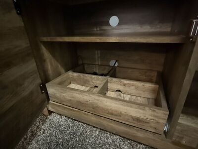 REDUCED - Solid Wood Rustic TV Stand