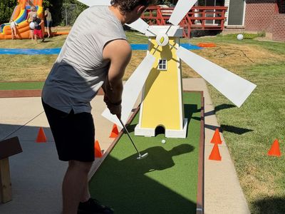 Mobile Mini Golf Course Rental | Custom 3-Hole Setup | Salt City Putts