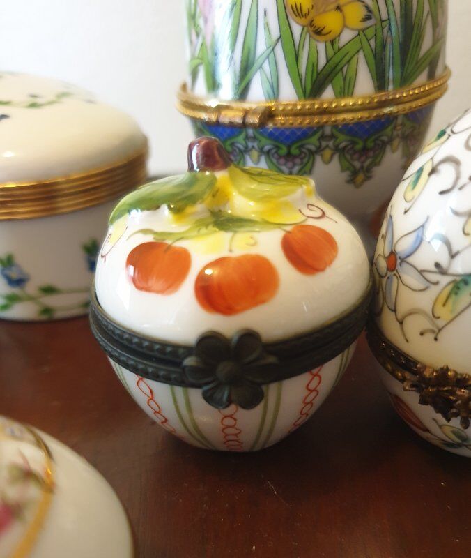 Collection of Trinket Boxes • Porcelain