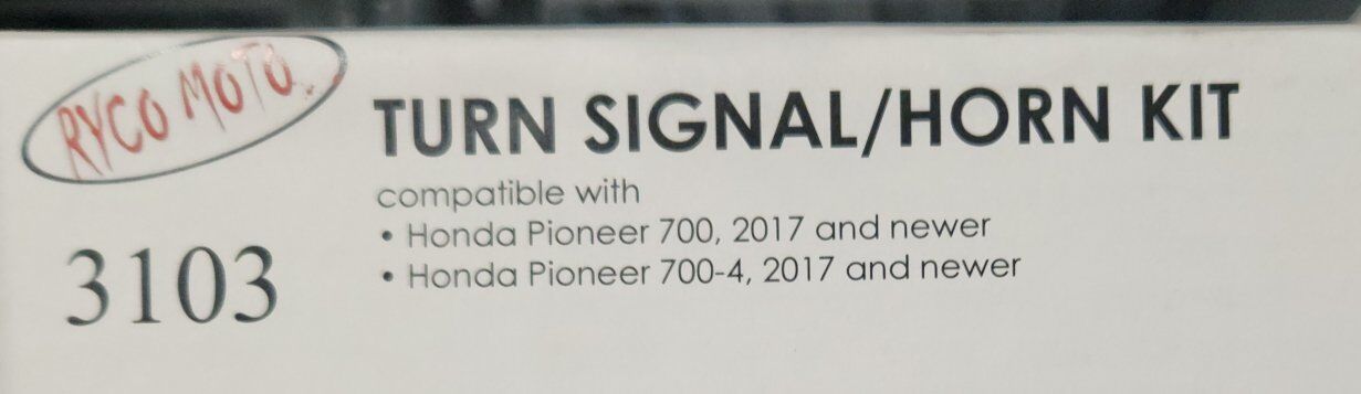 BRAND NEW STREET LEGAL KIT RYCO MOTO
