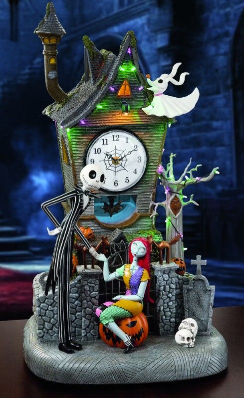 Disney Nightmare Before Christmas 22" Animated Clock Tower with LED and Music  1851546   #107207