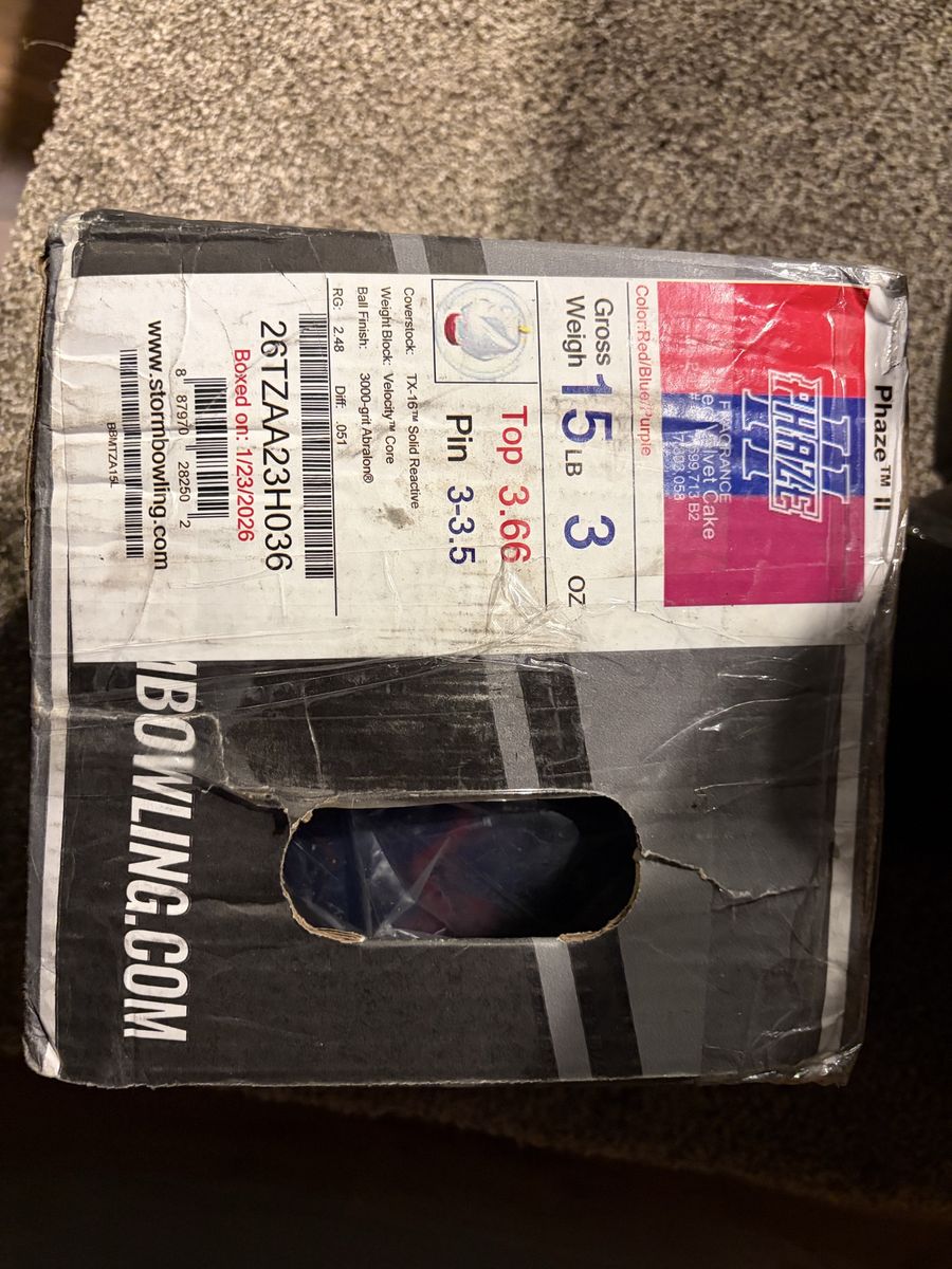 NEW Storm Phaze II Bowling Ball - 15lb - New In Box