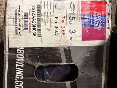 NEW Storm Phaze II Bowling Ball - 15lb - New In Box