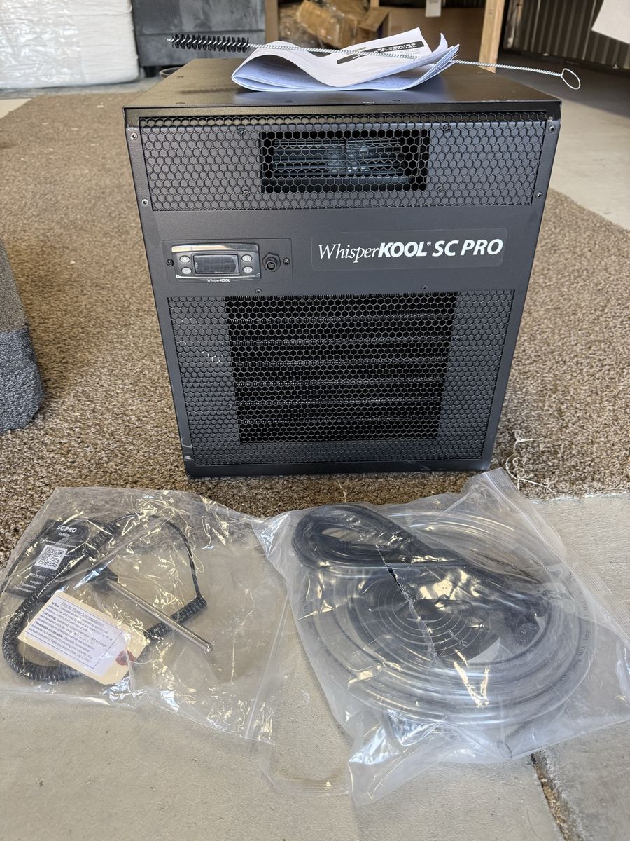 WhisperKOOL SC PRO 4000 Wine Cellar Cooling Unit with Manual & Accessories (New)