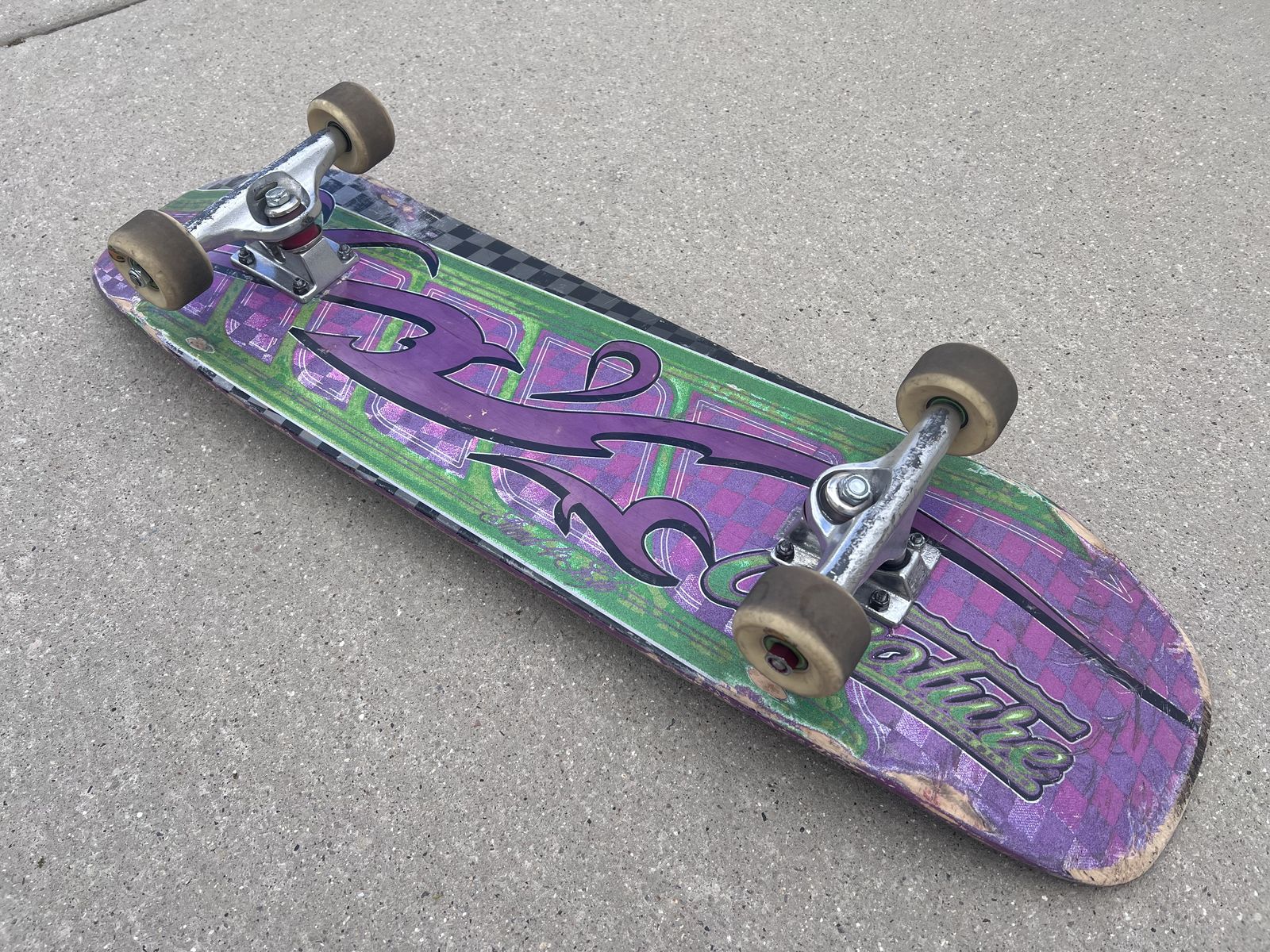 Cruiser skateboard setup