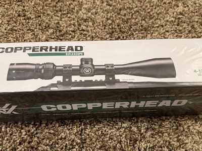 Vortex Copperhead 4-12x44 SFP Riflescope - DEAD-HOLD BDC MOA Reticle CPH-412