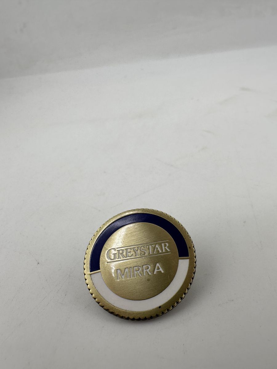 NEW Greystar MIRRA Employee Service Award Gold Tone Lapel Pin Tie Tack