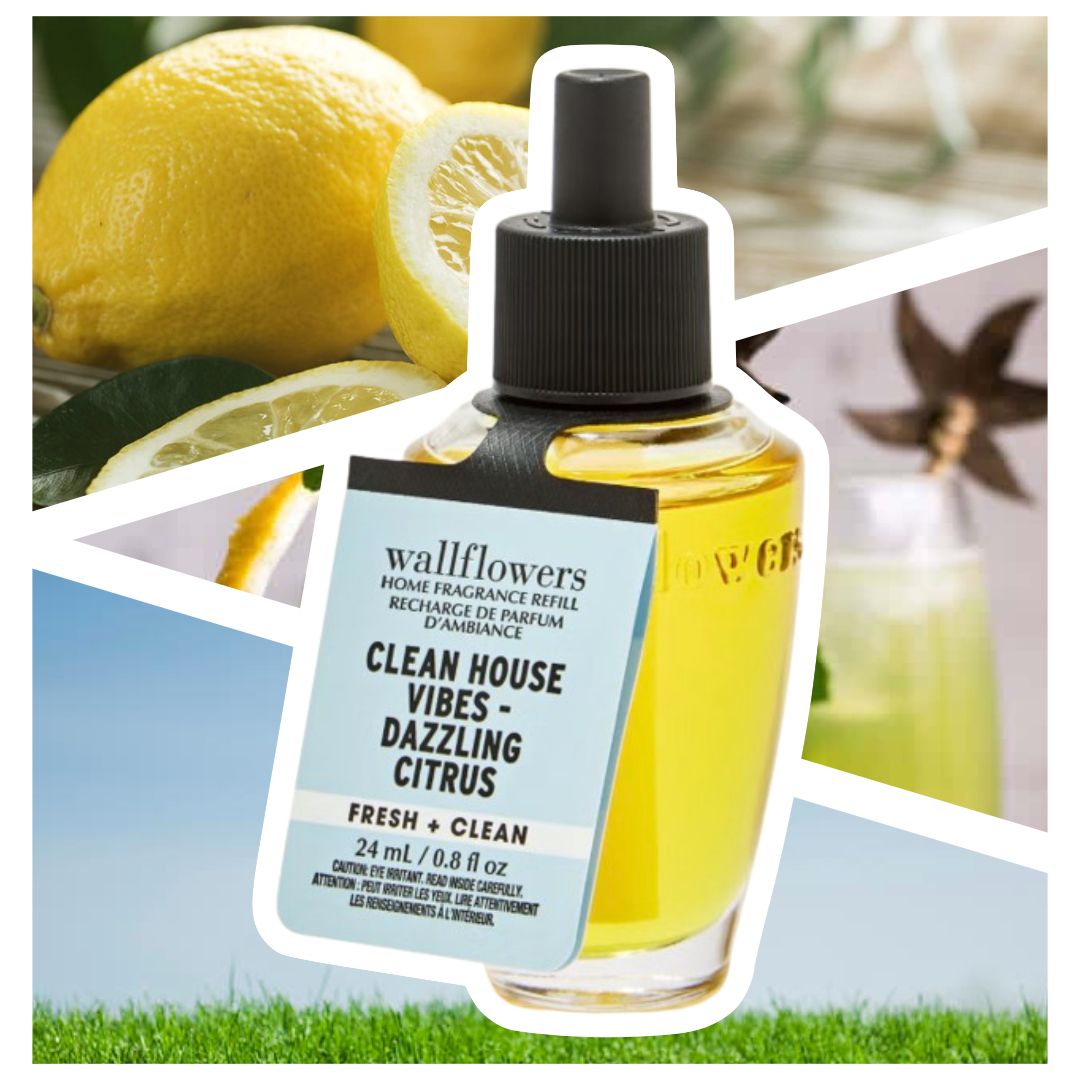 BATH & BODY WORKS -- CLEAN HOUSE VIBES -- DAZZLING CITRUS