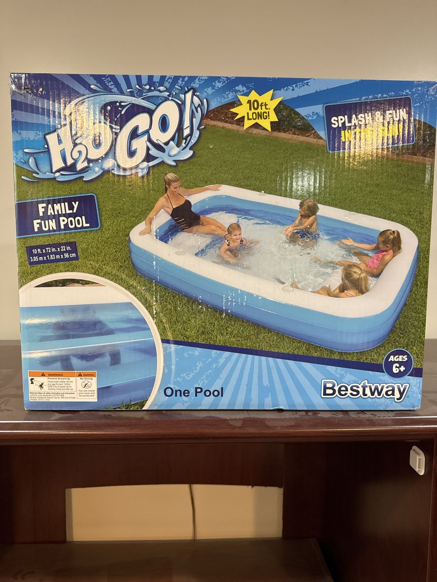 Bestway H2OGO! Family Fun Pool Inflatable Kiddie Pool (10ft x 72in x 22in)