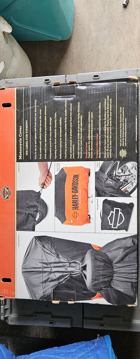 Harley Davidson motorcycle cover