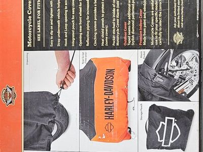 Harley Davidson motorcycle cover