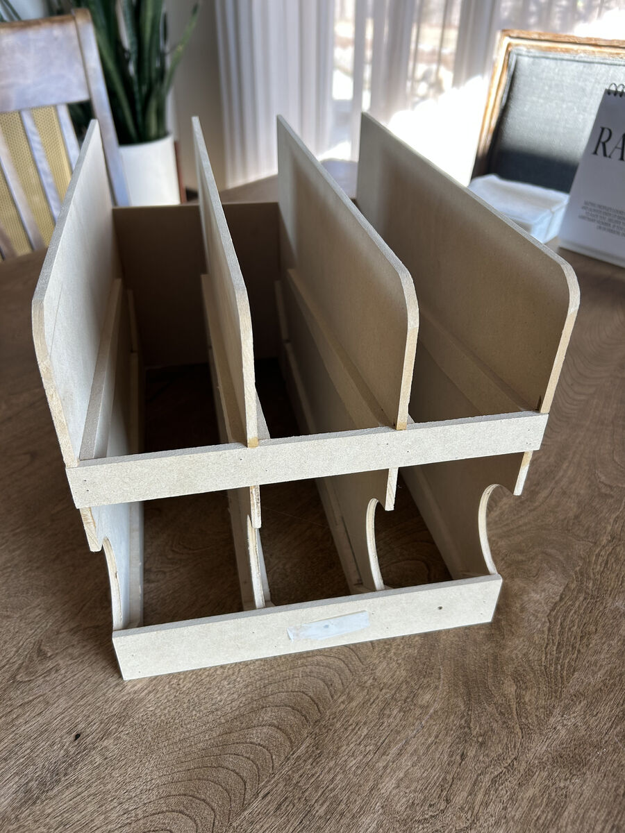 Canned Food Storage with Rolling Shelves