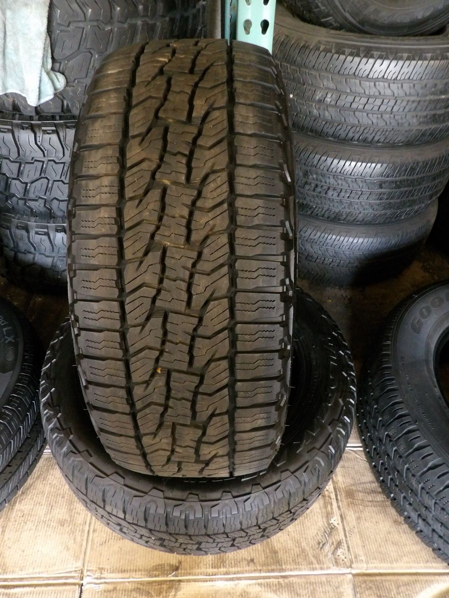 255/55R19 FALKEN WILDPEAK TRAIL PAIR OF TWO USED TIRES