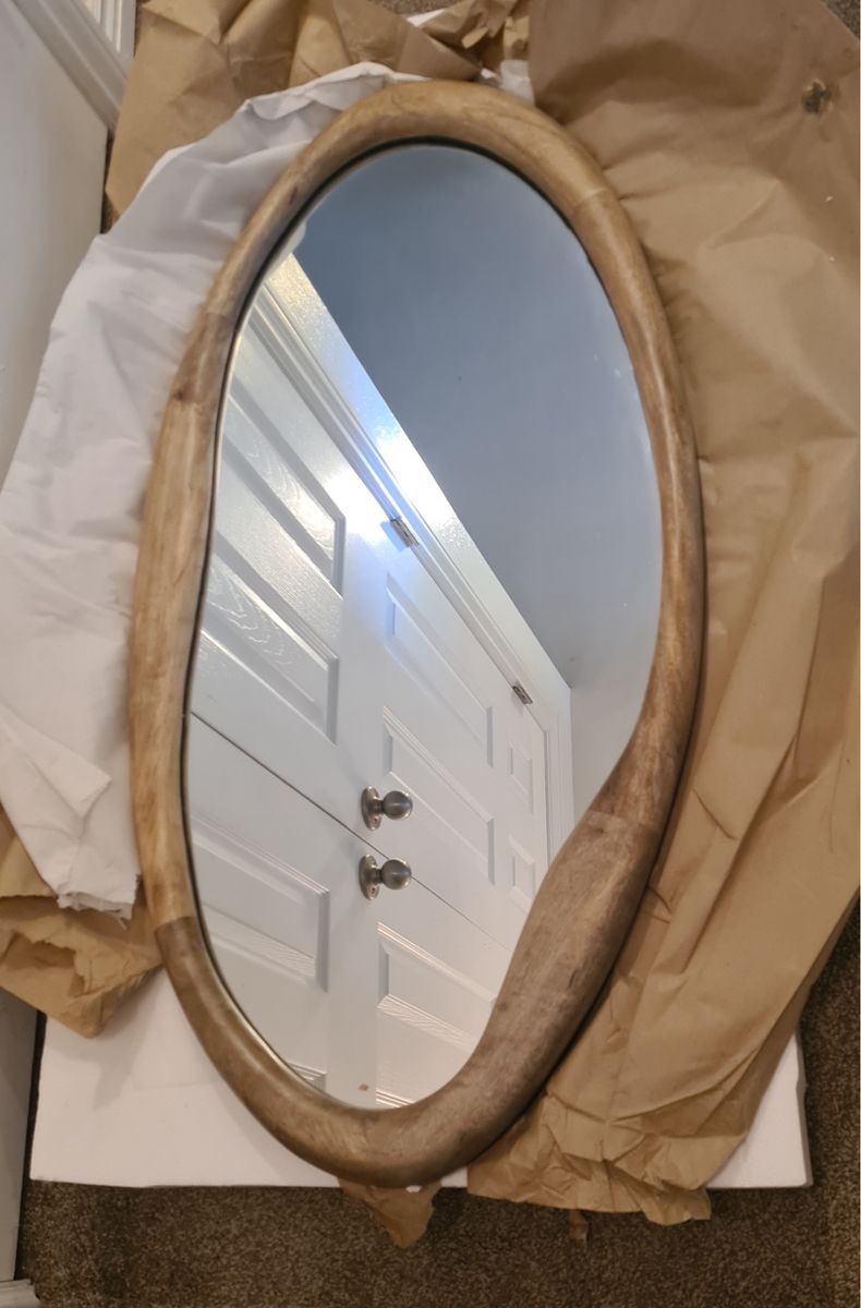 Jamie Young Organic Oval Mirror