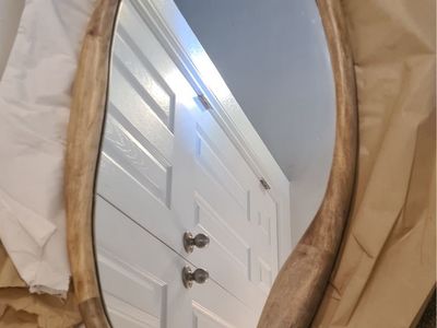 Jamie Young Organic Oval Mirror
