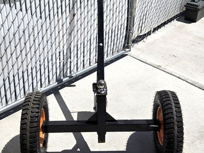 Heavy Duty Trailer Dolly -1200 lb Tongue Weight Capacity - Trailer Mover with 2" Ball -15.2" Pneumatic Tires & 8" Swivel Wheel