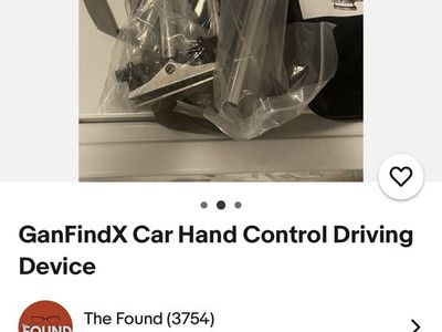 GanFindX Car Hand Control Driving Device