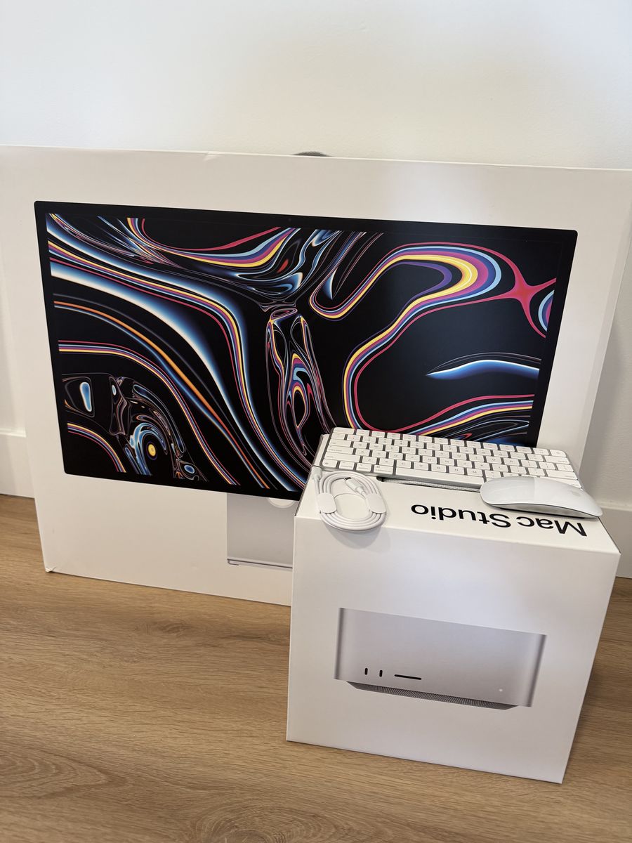 Apple Bundle: Studio Display, Mac Studio, Magic Keyboard & Magic Mouse