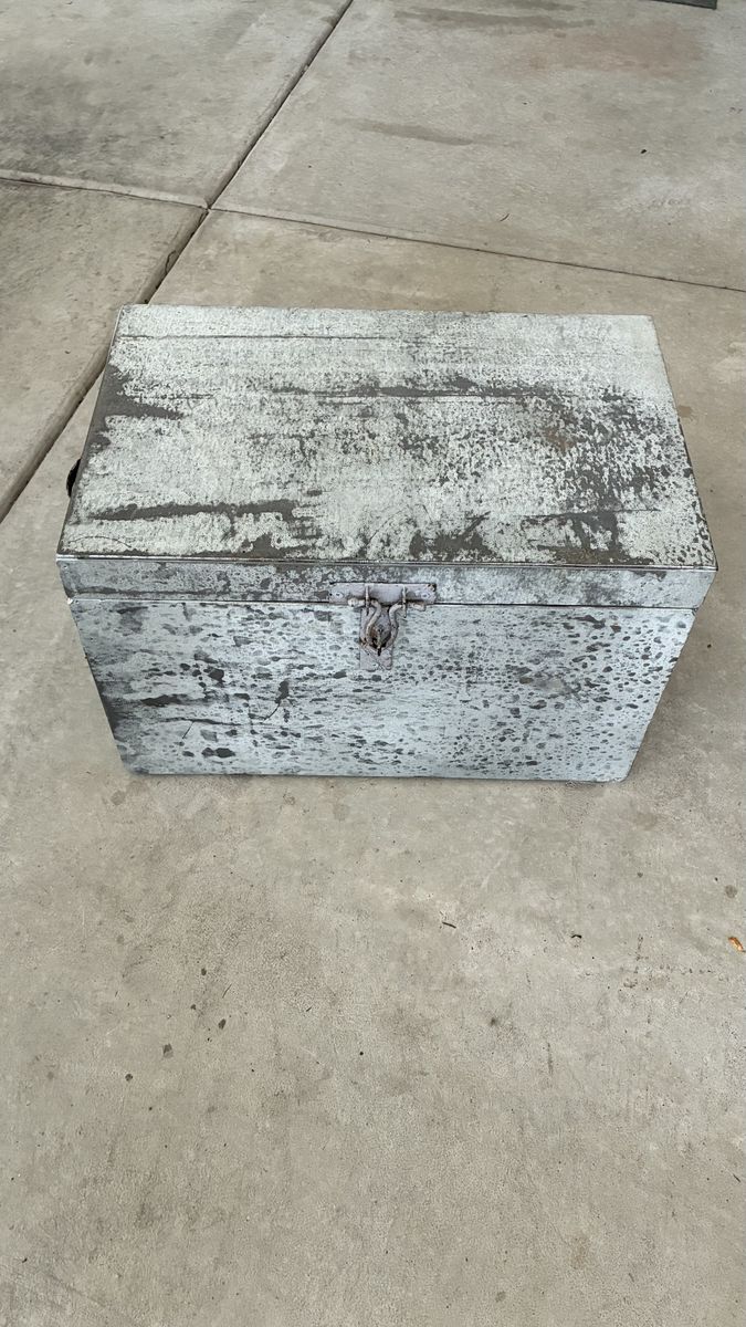 Metal Storage Trunk