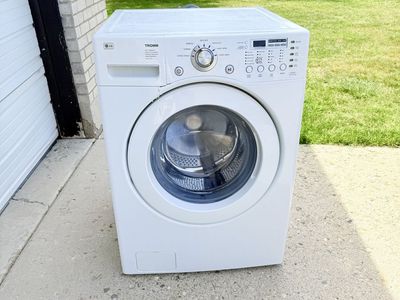 LG Tromm Front Load Washer White