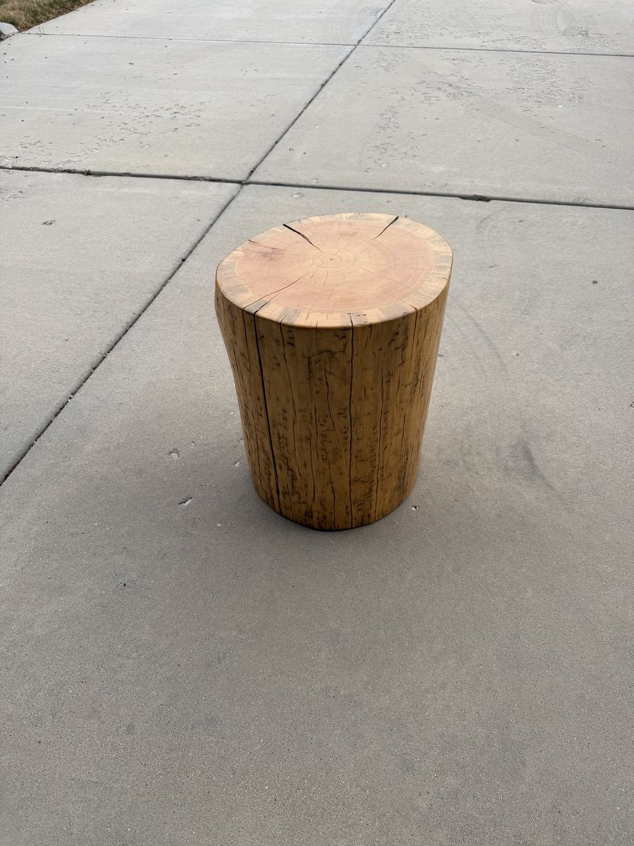 Wood Stump Stool/Seat/Table
