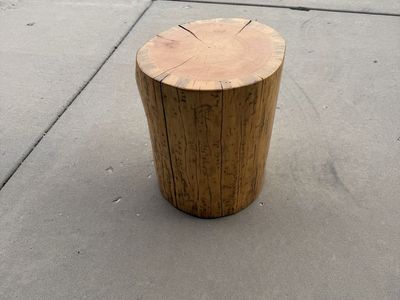 Wood Stump Stool/Seat/Table