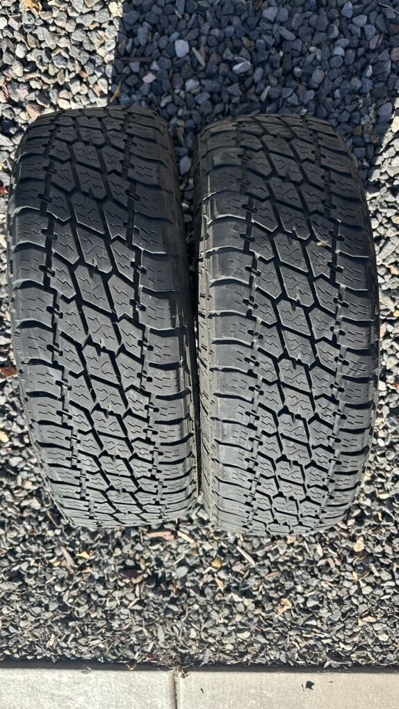 2 Nitto Terra Grappler G2s 225/65/r17 (USED)