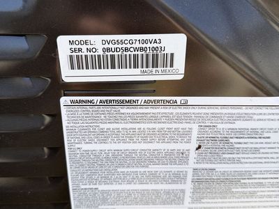 Samsung DVGC5G7100VA3/A3 Gas Dryer & WA55CG7100AVUS Top Load Washer Set - Black Stainless Steel