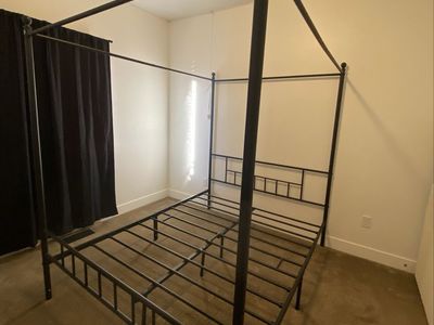 Queen Size Metal Canopy Bed Frame Mattress is Available