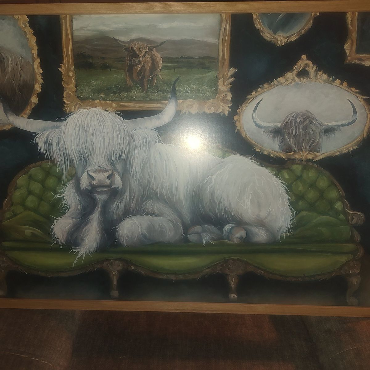 White Buffalo Art Decor