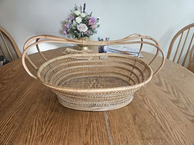Handmade Wicker Oval Basket