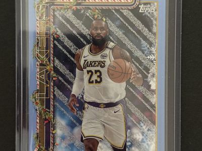 Topps Holiday 2025 Lebron James Blue Foil