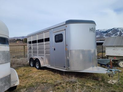 Maverick Aluminum 3 Horse Slant Load trailer Warmblood / Draft height